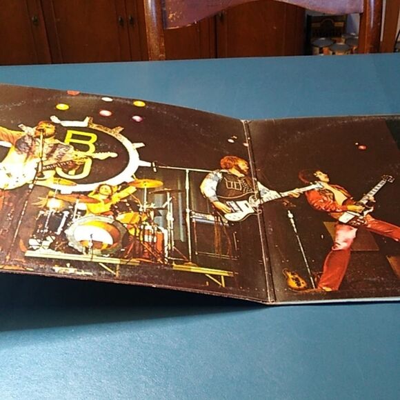 Brown and Yellow Vinyl Record - Picture 3 of 10